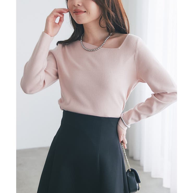 【La boutique BonBon】アンゴラタッチアシメネックKN | PAL GROUP OUTLET | 詳細画像39 