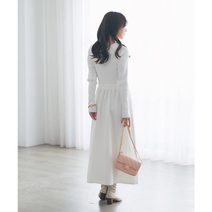 【La boutique BonBon】アシメカラーニットOP | PAL GROUP OUTLET | 詳細画像3 