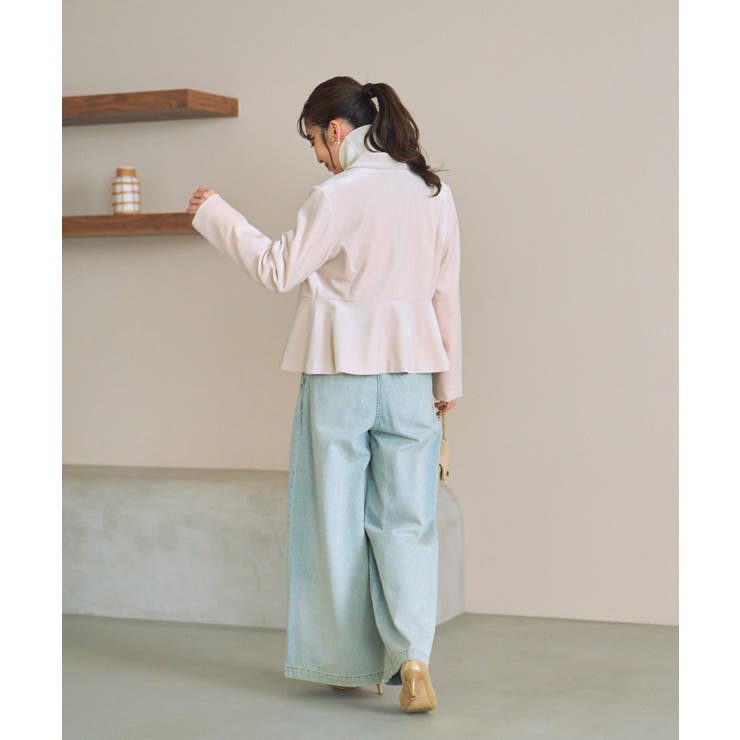 【La boutique BonBon】ベロアペプラムJK | PAL GROUP OUTLET | 詳細画像15 