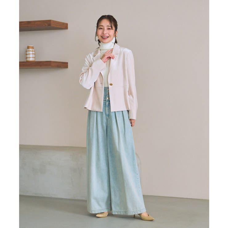 【La boutique BonBon】ベロアペプラムJK | PAL GROUP OUTLET | 詳細画像16 