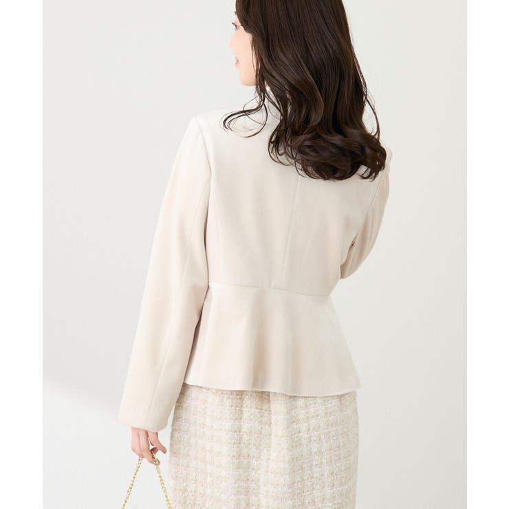 【La boutique BonBon】ベロアペプラムJK | PAL GROUP OUTLET | 詳細画像4 