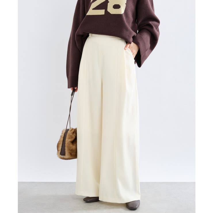 OFF | 【RIVE DROITE】? Nice Twoolワイドパンツ | PAL GROUP OUTLET