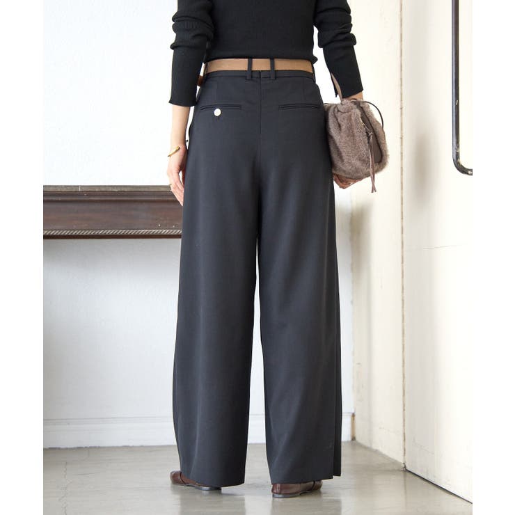 【RIVE DROITE】? Nice Twoolワイドパンツ | PAL GROUP OUTLET | 詳細画像16 