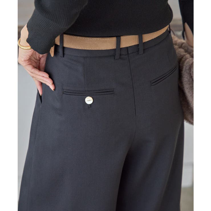 【RIVE DROITE】? Nice Twoolワイドパンツ | PAL GROUP OUTLET | 詳細画像17 