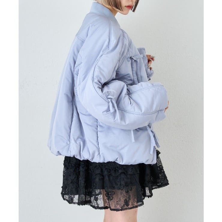 【w closet】中綿リボンブルゾン | PAL GROUP OUTLET | 詳細画像12 