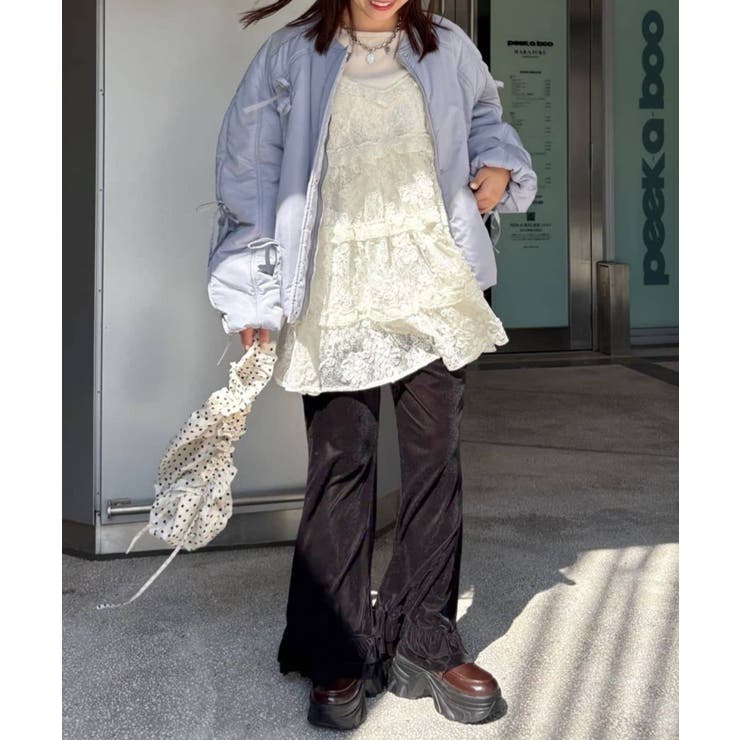 【w closet】中綿リボンブルゾン | PAL GROUP OUTLET | 詳細画像14 
