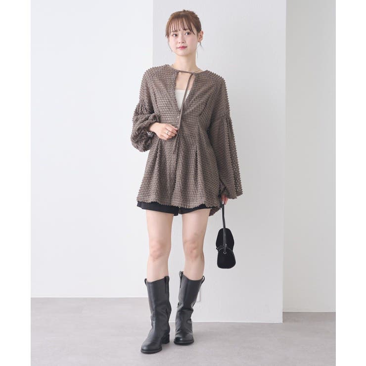【mystic】フリンジシェイプチュニック | PAL GROUP OUTLET | 詳細画像12 