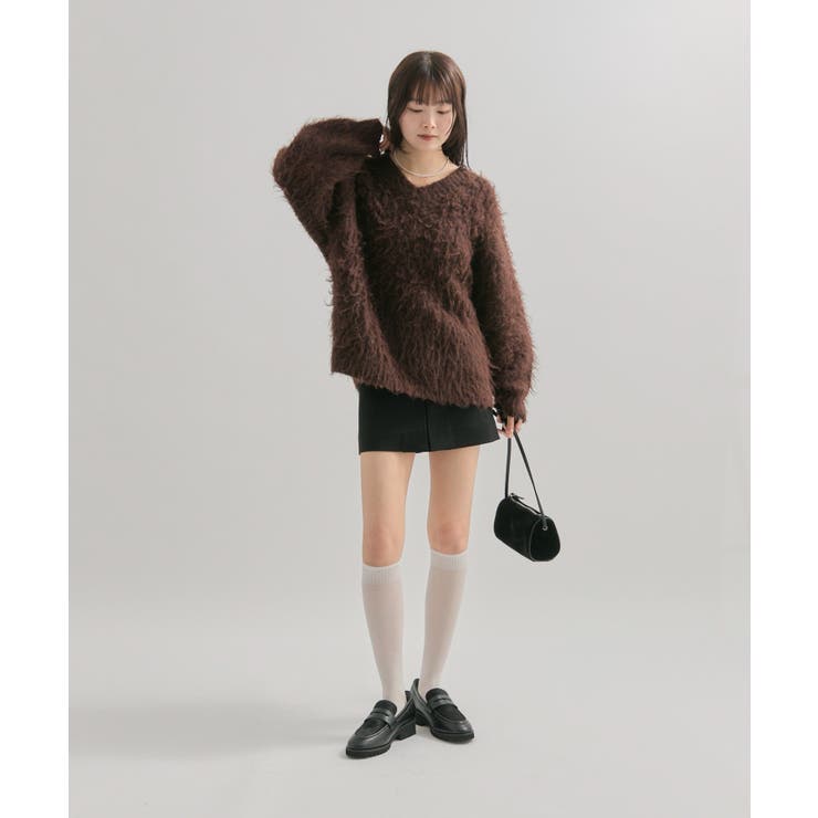 【mystic】ふわふわ シャギーニット | PAL GROUP OUTLET | 詳細画像13 