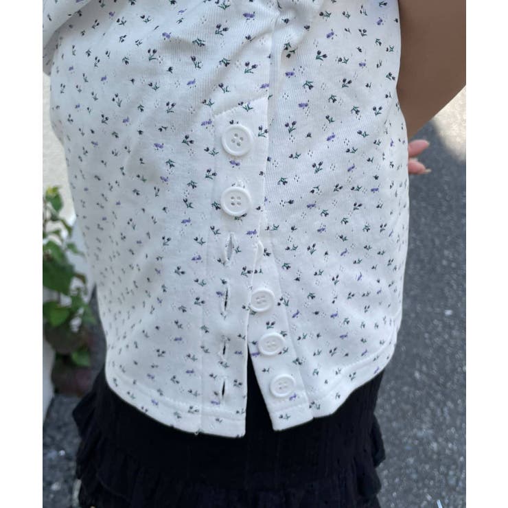 【Ciaopanic】小花柄サイドボタントップス | PAL GROUP OUTLET | 詳細画像7 