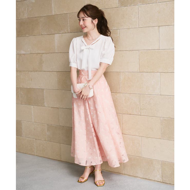 【La boutique BonBon】リボンタイパフスリーブBL | PAL GROUP OUTLET | 詳細画像13 