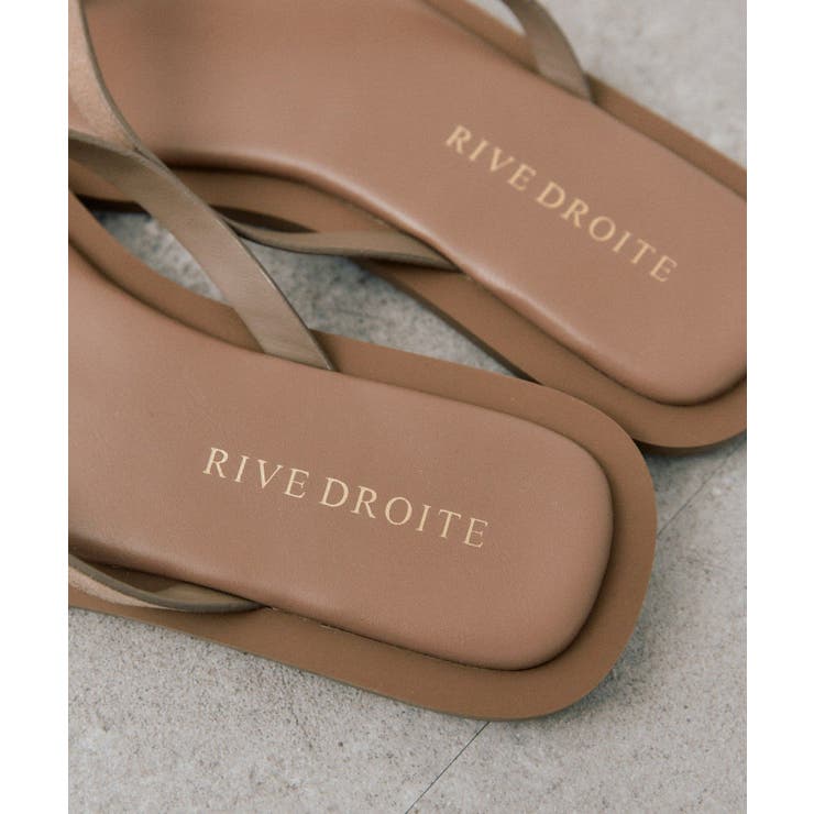 【RIVE DROITE】スクエアトングコンビサンダル | PAL GROUP OUTLET | 詳細画像23 