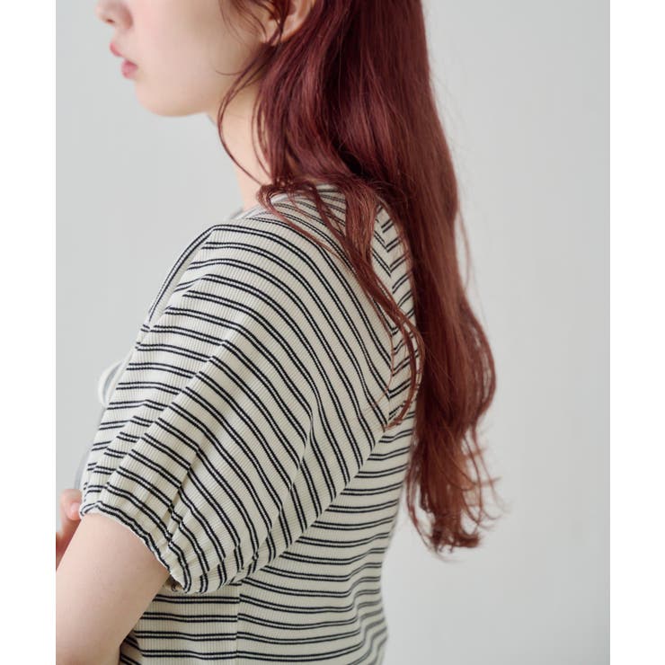 【Kastane】ボウタイボーダーtee | PAL GROUP OUTLET | 詳細画像15 