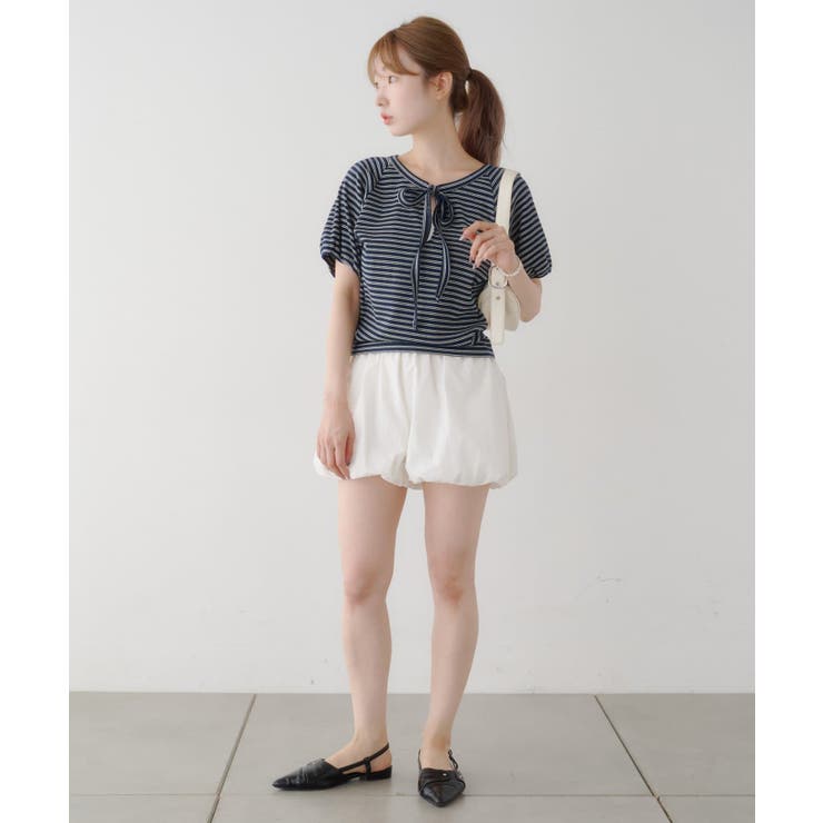 【Kastane】ボウタイボーダーtee | PAL GROUP OUTLET | 詳細画像29 