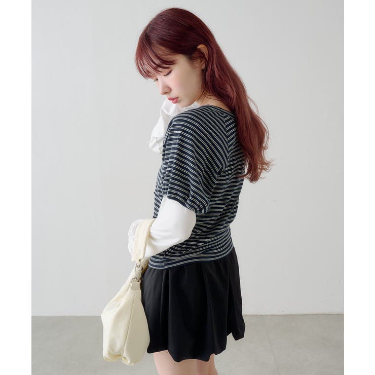 【Kastane】ボウタイボーダーtee | PAL GROUP OUTLET | 詳細画像32 