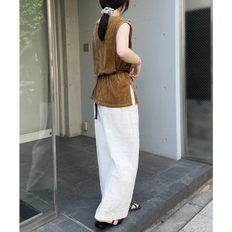 【CIAOPANIC TYPY】シアーフロッキーカラーフレンチトップス | PAL GROUP OUTLET | 詳細画像11 