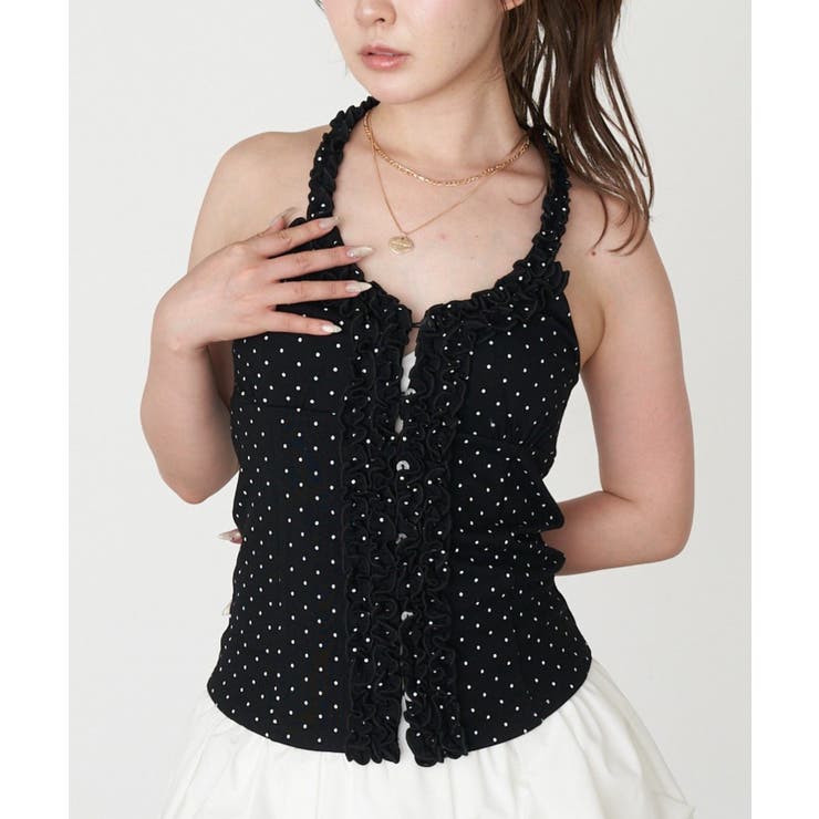 【RAY CASSIN】ホルターネックフリルホックTOPS | PAL GROUP OUTLET | 詳細画像17 