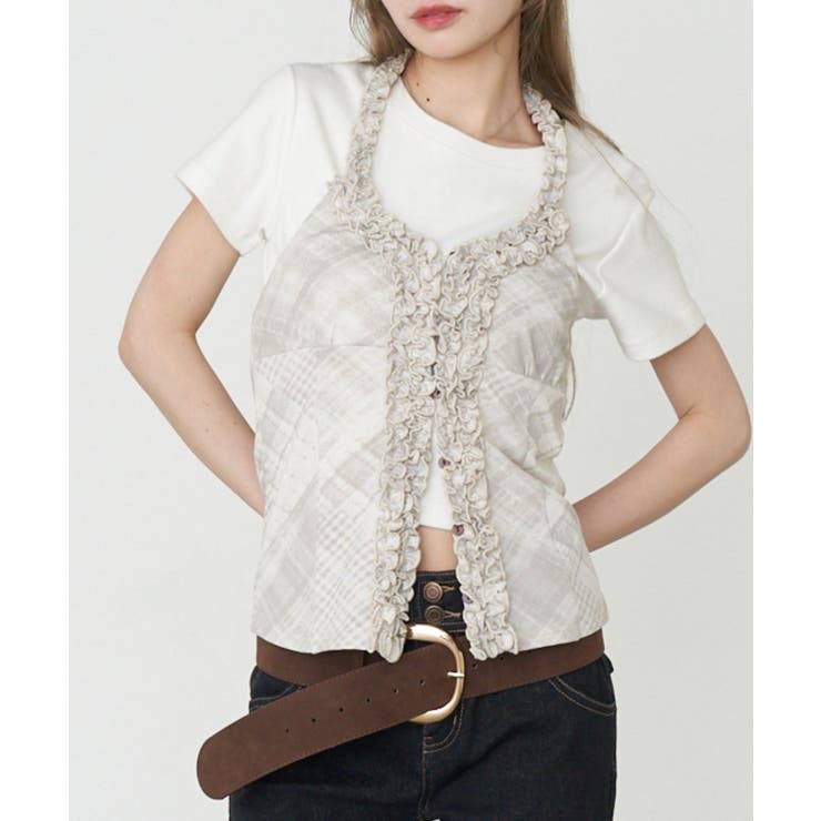 C/LBEI | 【RAY CASSIN】ホルターネックフリルホックTOPS | PAL GROUP OUTLET
