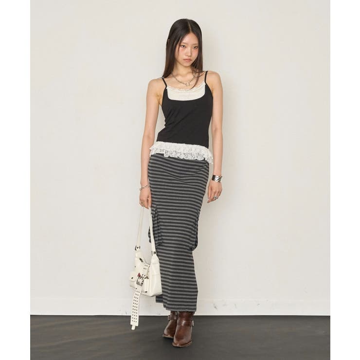 【WHO'S WHO gallery】カップ付きレースドッキングキャミ | PAL GROUP OUTLET | 詳細画像5 
