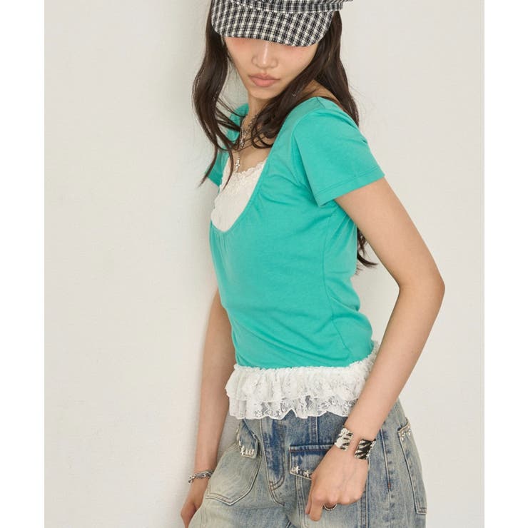 【WHO'S WHO gallery】レースドッキングトップス | PAL GROUP OUTLET | 詳細画像9 