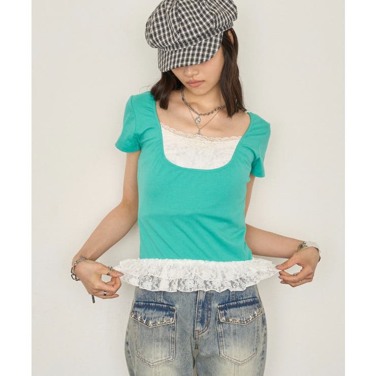 【WHO'S WHO gallery】レースドッキングトップス | PAL GROUP OUTLET | 詳細画像10 