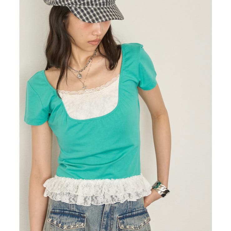 【WHO'S WHO gallery】レースドッキングトップス | PAL GROUP OUTLET | 詳細画像12 