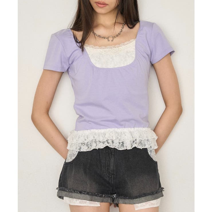 【WHO'S WHO gallery】レースドッキングトップス | PAL GROUP OUTLET | 詳細画像17 