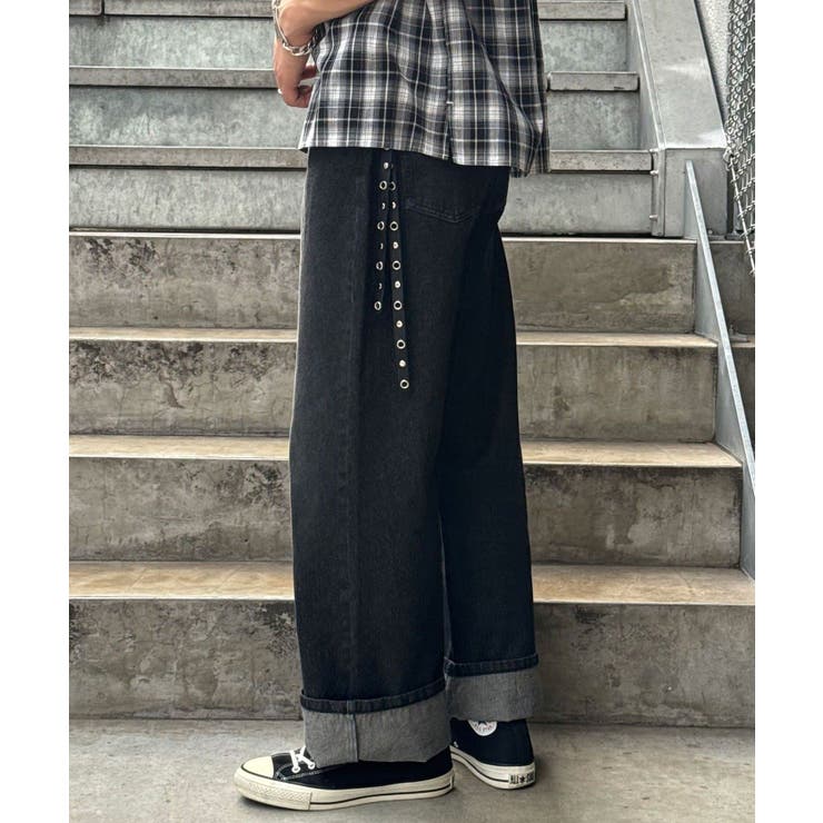 BLK | 【Ciaopanic】ロールアップデニムパンツ | PAL GROUP OUTLET