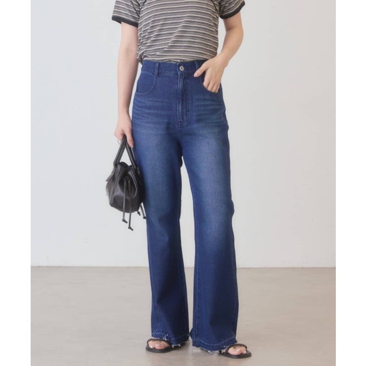 BLU | 【Kastane】B カットオフフレアデニム | PAL GROUP OUTLET