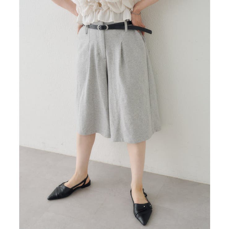 GRY | 【Kastane】ベルトSETバミューダパンツ | PAL GROUP OUTLET