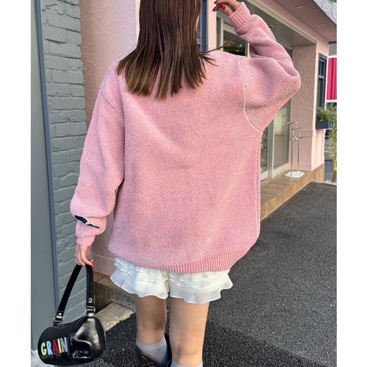 【Ciaopanic】モールカーブカレッジニット | PAL GROUP OUTLET | 詳細画像14 