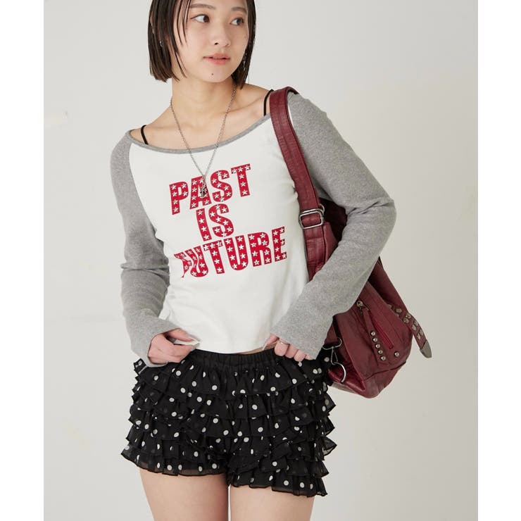 【WHO'S WHO gallery】スタースタッズラグランロゴトップス | PAL GROUP OUTLET | 詳細画像12 
