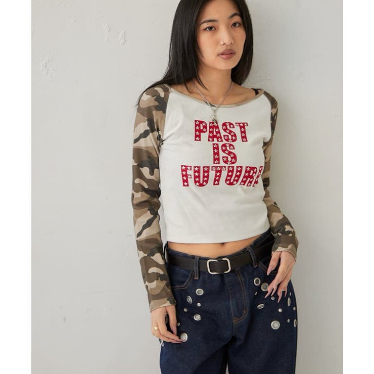【WHO'S WHO gallery】スタースタッズラグランロゴトップス | PAL GROUP OUTLET | 詳細画像36 