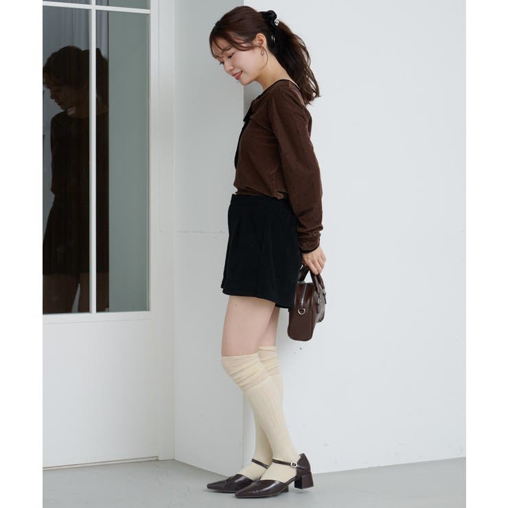 【Kastane】ドットベロアリボンプルオーバー | PAL GROUP OUTLET | 詳細画像12 