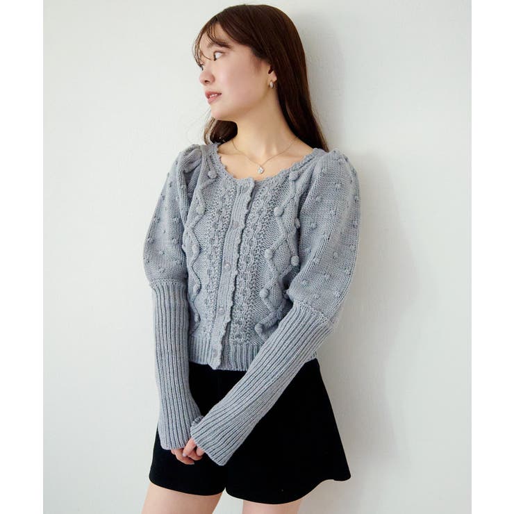 【Kastane】ポンポンニットカーディガン | PAL GROUP OUTLET | 詳細画像11 