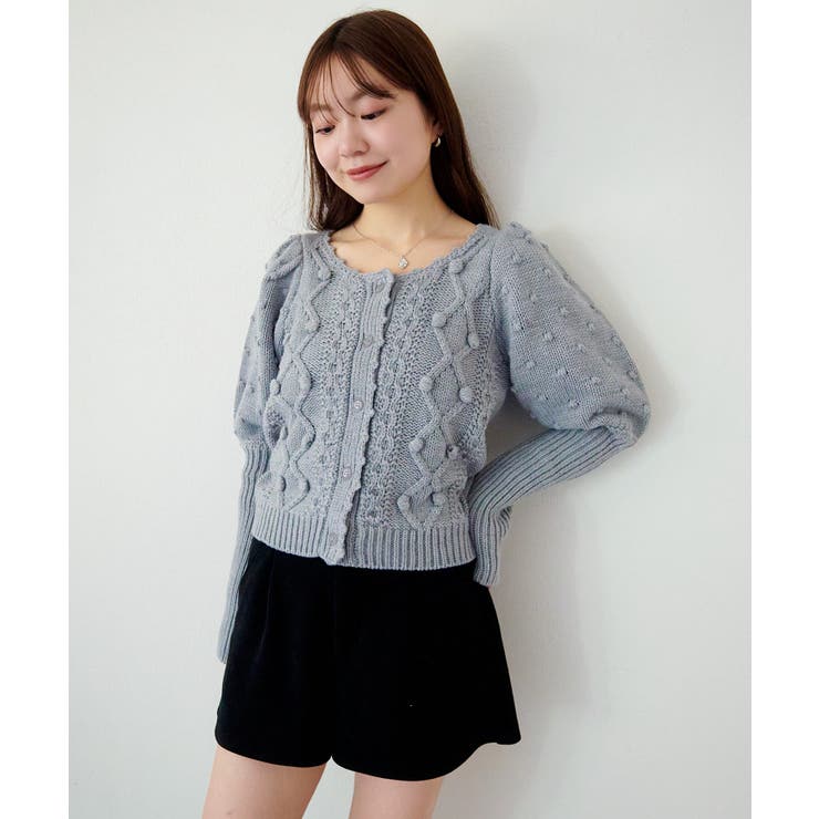 【Kastane】ポンポンニットカーディガン | PAL GROUP OUTLET | 詳細画像12 