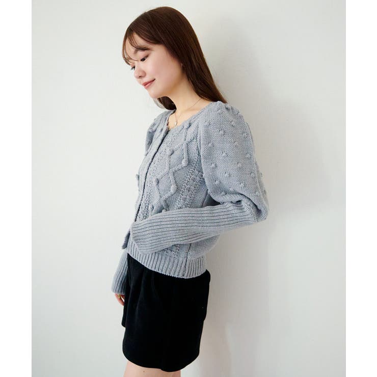 【Kastane】ポンポンニットカーディガン | PAL GROUP OUTLET | 詳細画像14 