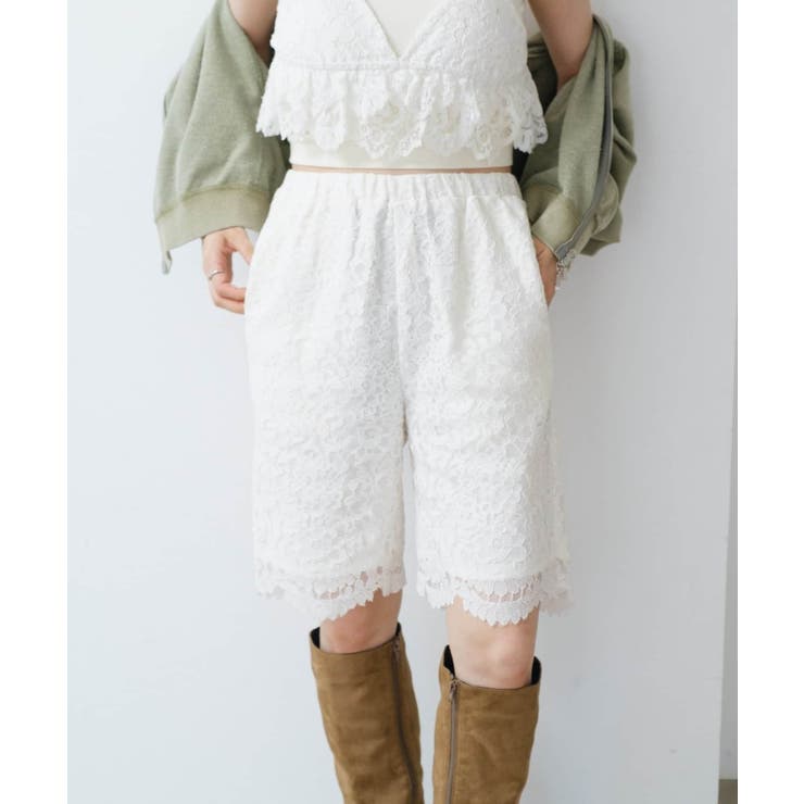【Kastane】limited lace biker pants | PAL GROUP OUTLET | 詳細画像13 
