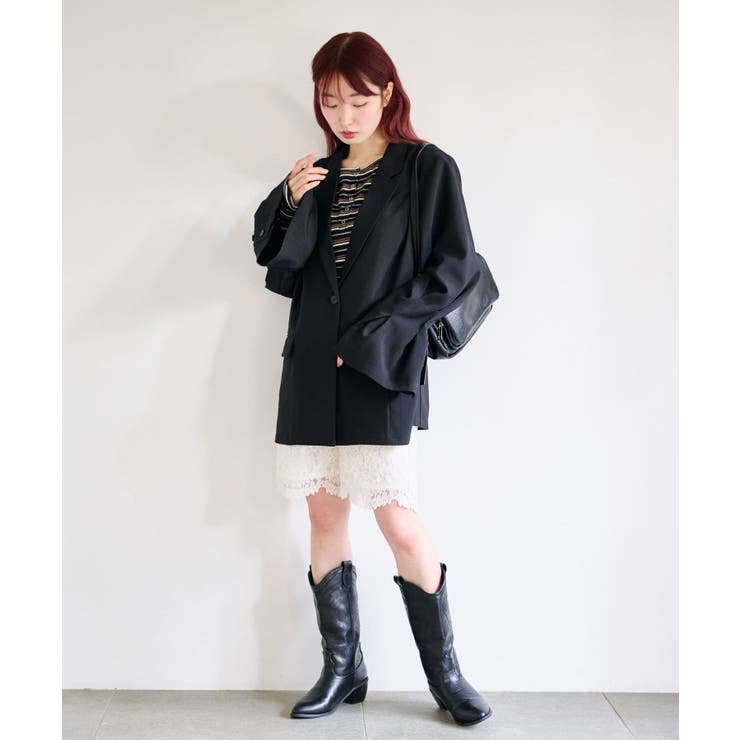 【Kastane】limited lace biker pants | PAL GROUP OUTLET | 詳細画像7 