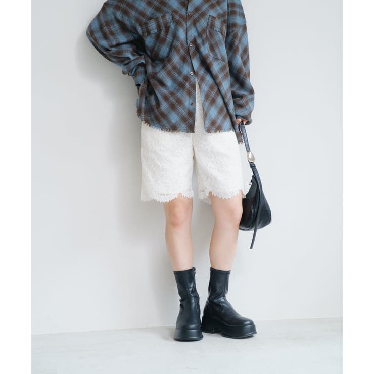【Kastane】limited lace biker pants | PAL GROUP OUTLET | 詳細画像8 