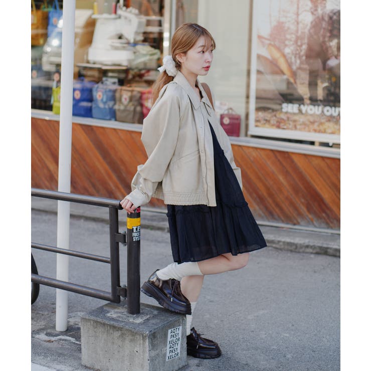 【Kastane】フェイクレザーショートブルゾン | PAL GROUP OUTLET | 詳細画像5 