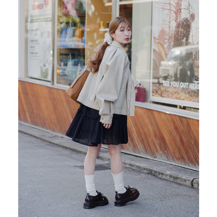 【Kastane】フェイクレザーショートブルゾン | PAL GROUP OUTLET | 詳細画像7 