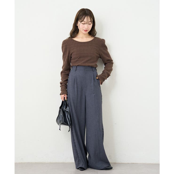 【Kastane】B サイドシャーリングスラックス | PAL GROUP OUTLET | 詳細画像7 