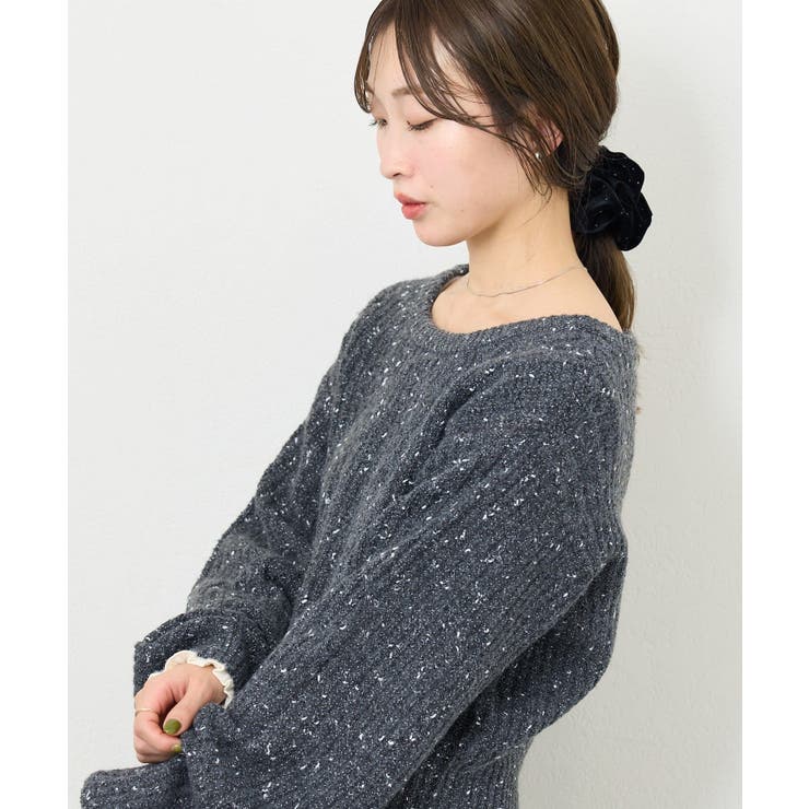 【Kastane】B ラメバックスリットプルオーバー | PAL GROUP OUTLET | 詳細画像10 