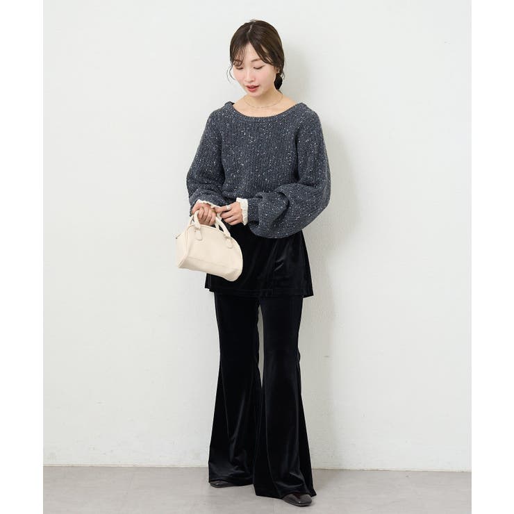 【Kastane】B ラメバックスリットプルオーバー | PAL GROUP OUTLET | 詳細画像16 