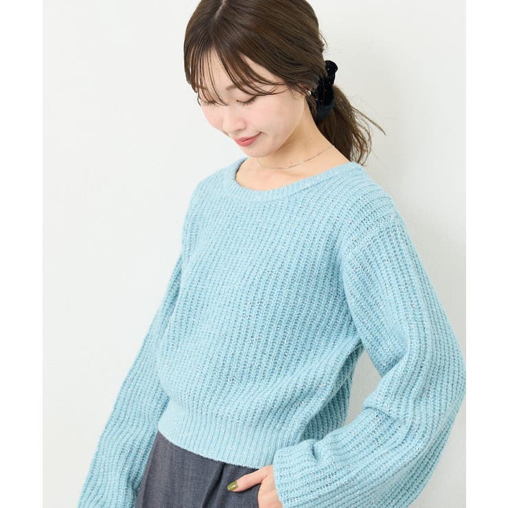 【Kastane】B ラメバックスリットプルオーバー | PAL GROUP OUTLET | 詳細画像22 