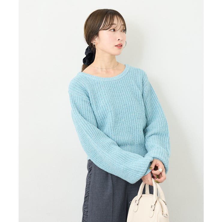 【Kastane】B ラメバックスリットプルオーバー | PAL GROUP OUTLET | 詳細画像25 