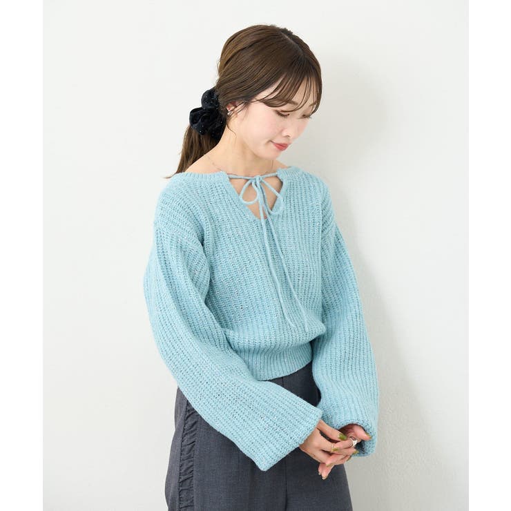 【Kastane】B ラメバックスリットプルオーバー | PAL GROUP OUTLET | 詳細画像26 