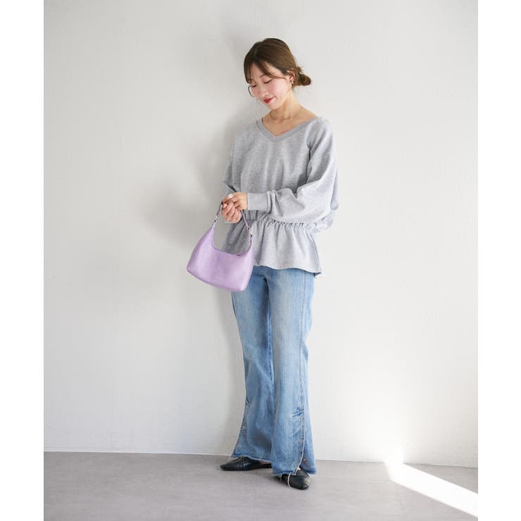 【Kastane】B Vネックペプラムスウェット | PAL GROUP OUTLET | 詳細画像27 
