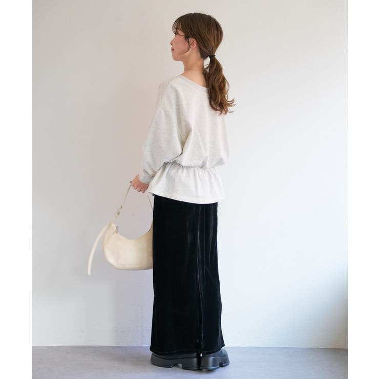 【Kastane】B Vネックペプラムスウェット | PAL GROUP OUTLET | 詳細画像8 