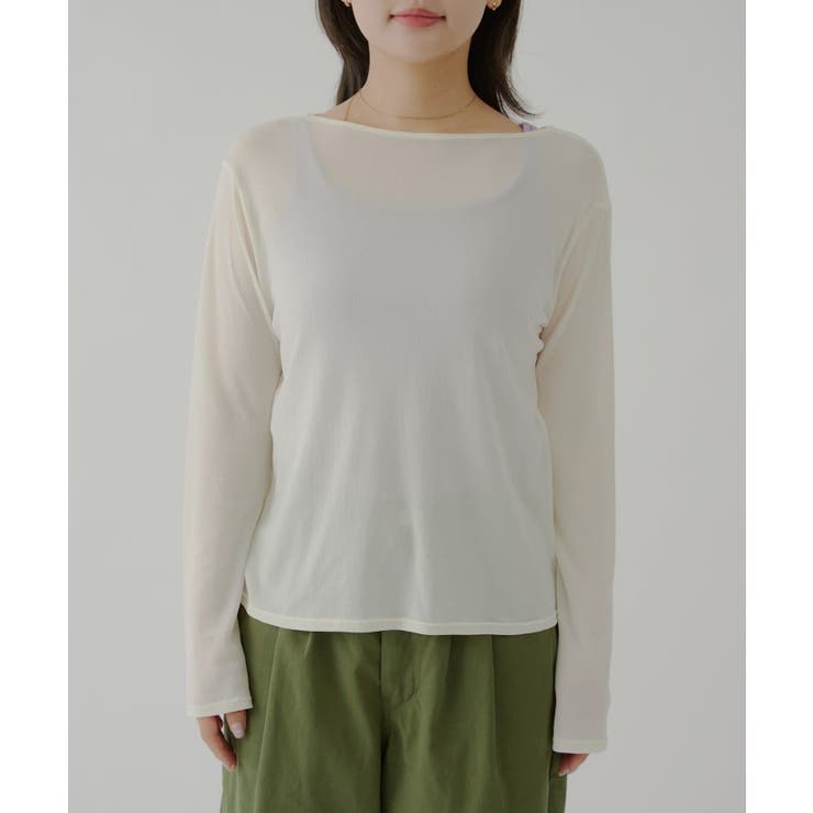 【Kastane】SOFT SHEER CREW | PAL GROUP OUTLET | 詳細画像13 